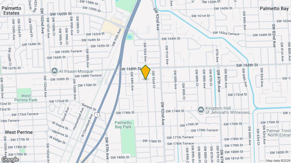 16950 SW 93rd Ave Map and Location Details