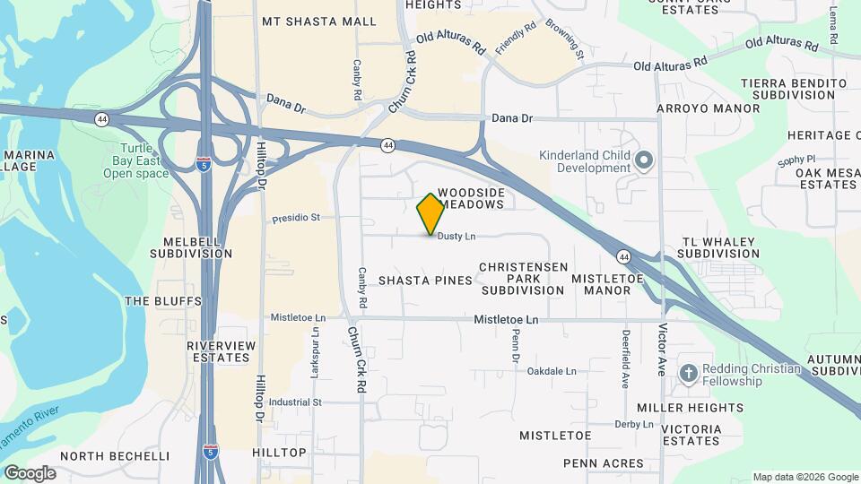 1151 Dusty Ln Map and Location Details