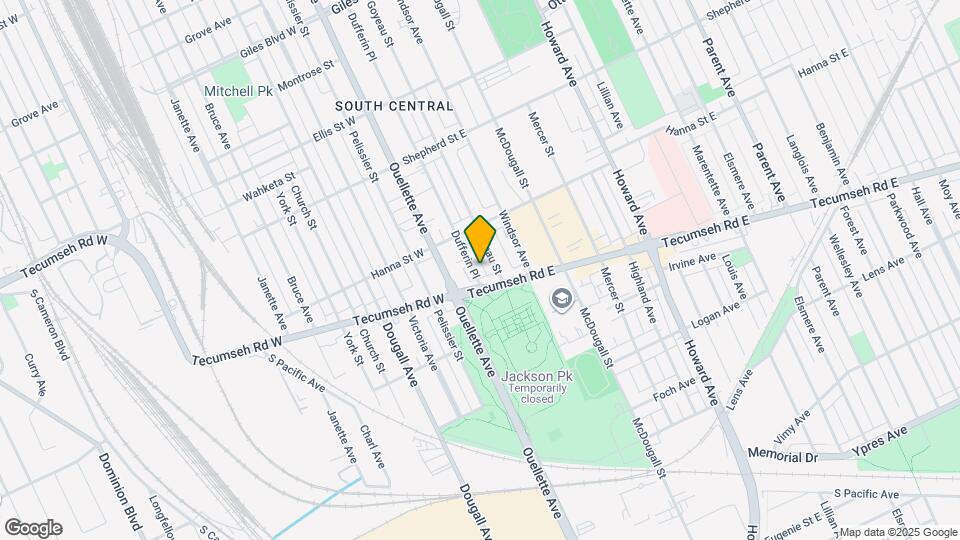 1674 Dufferin Pl Map and Location Details