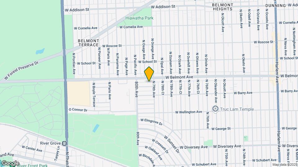 7910 W Fletcher St Mapa y Detalles de la Ubicación