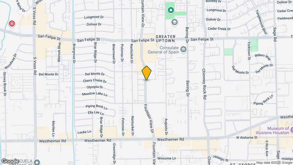 2201 Fountain View Dr, Unit #F Map and Location Details
