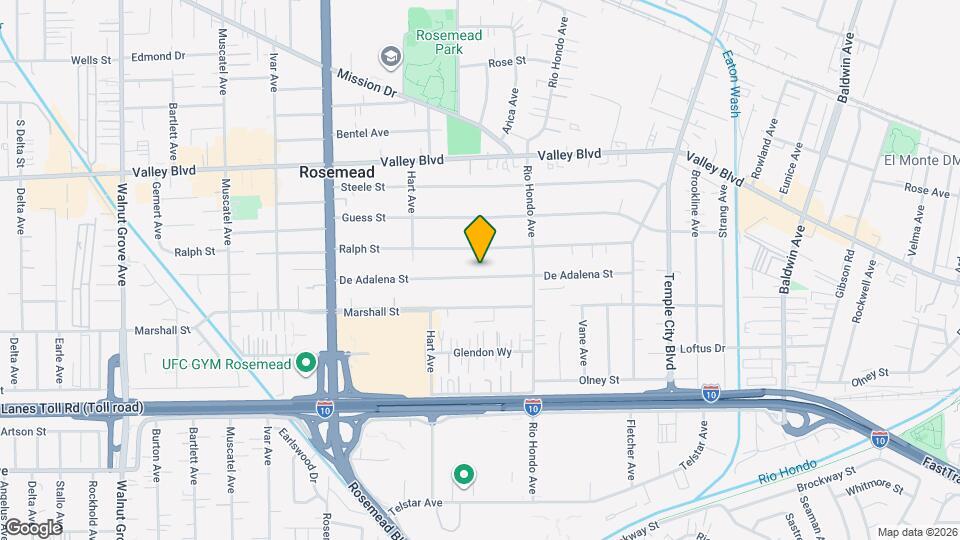 9303 De Adalena St Map and Location Details