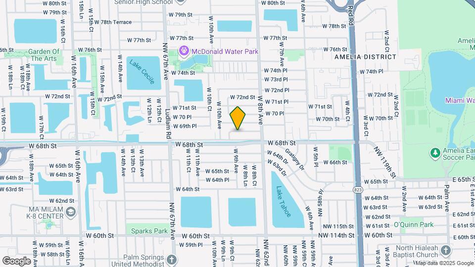 894 W 69th St Map and Location Details