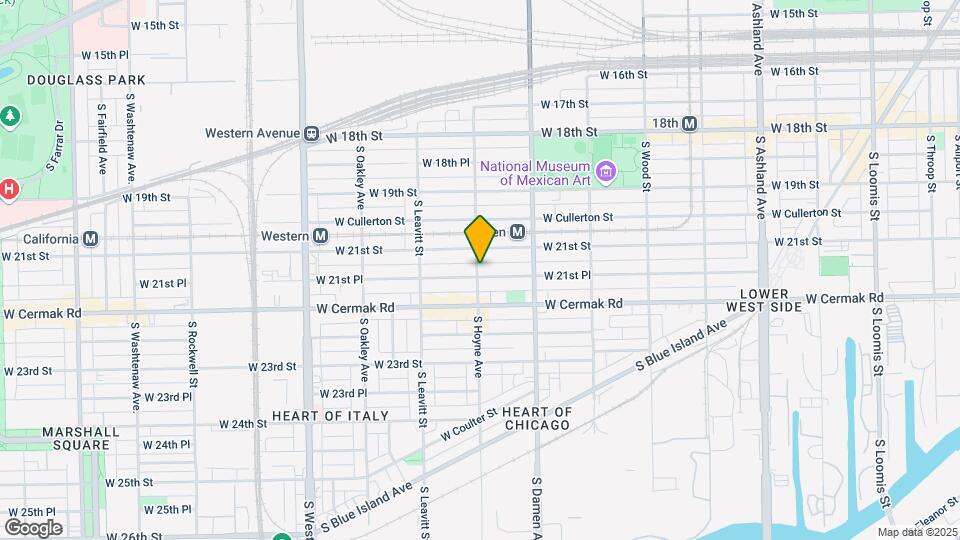 2058 W 21st Pl Mapa y Detalles de la Ubicación