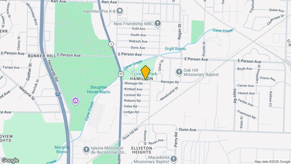 1448 Menager Rd Map and Location Details