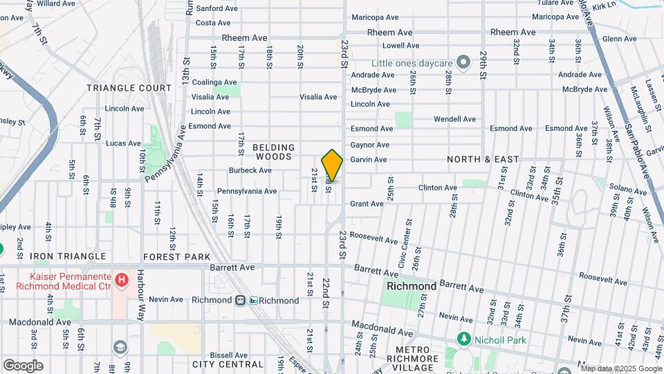 708 22nd St Map and Location Details