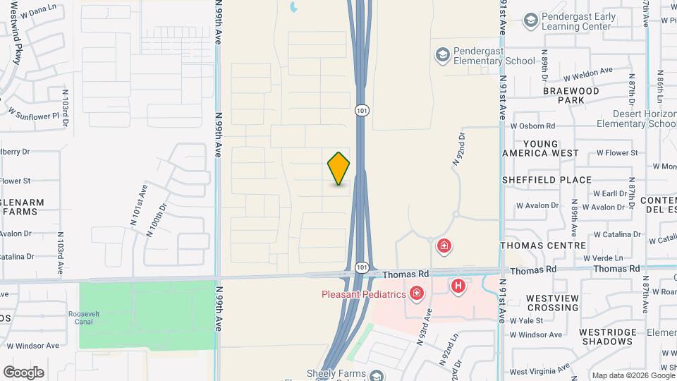 9528 W Cheery Lynn Rd Map and Location Details