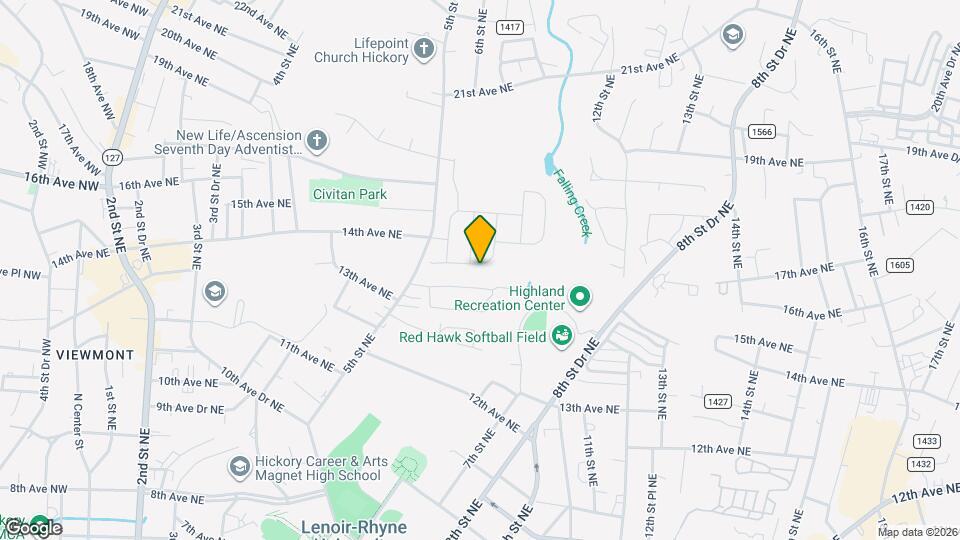 616 13th Ave Dr NE Map and Location Details