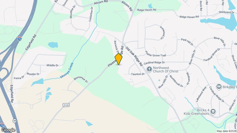 1664 Pleasant Ridge Rd Map and Location Details