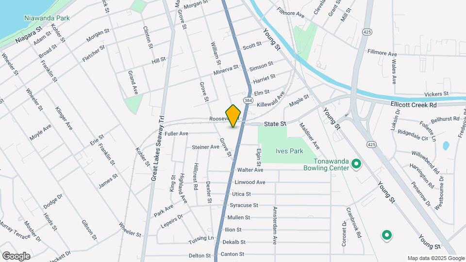 350 Delaware St Map and Location Details