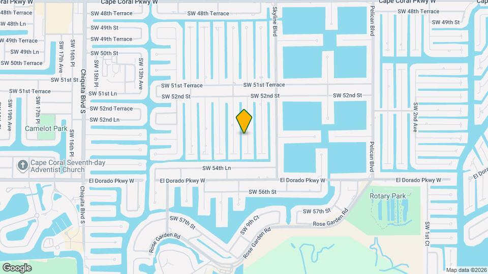 5316 SW 8th Ct Map and Location Details