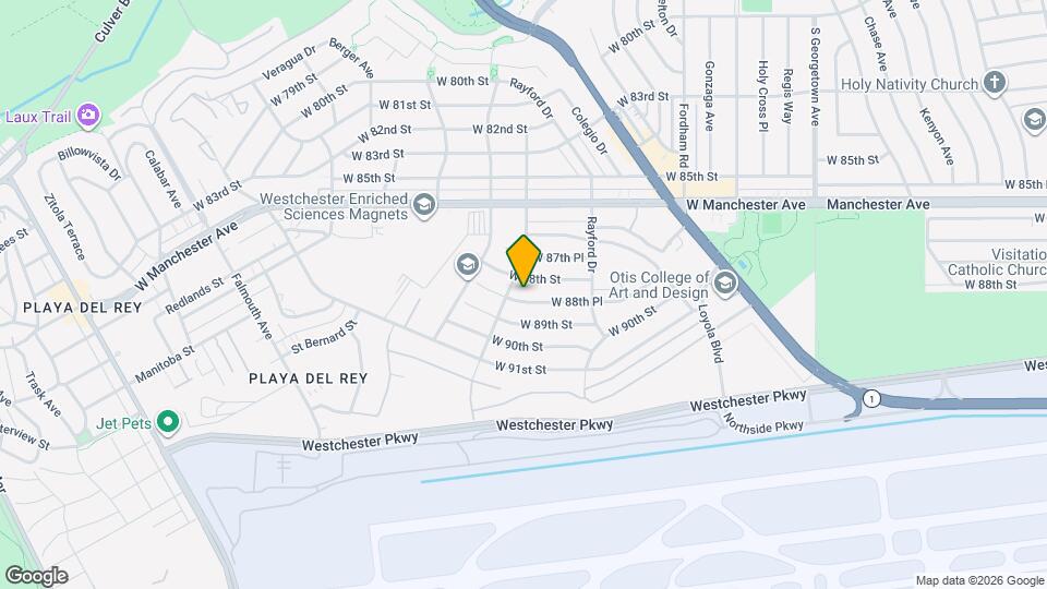 7425 W 88th Pl Map and Location Details