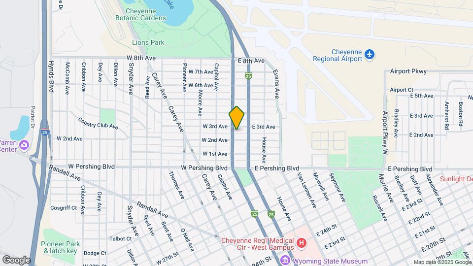 3515 Central Ave Mapa y Detalles de la Ubicación