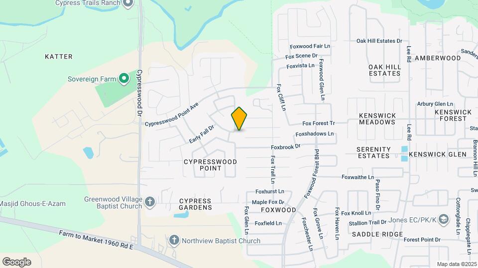 20702 Quartz Creek Ln Map and Location Details
