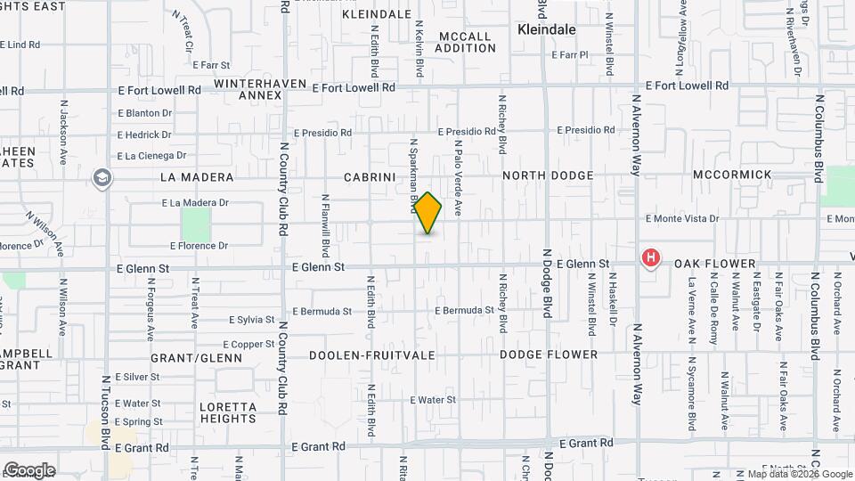 2838 N Sparkman Blvd Map and Location Details