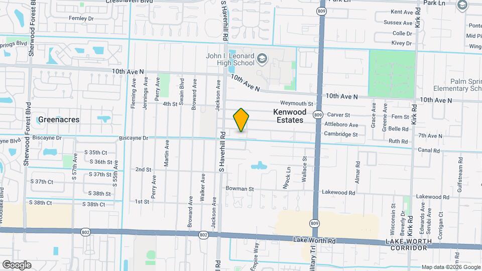 4901 Springfield St Map and Location Details