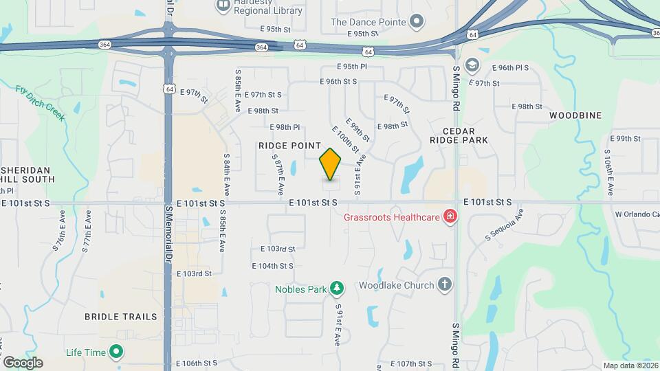 8913 E 100th Dr Map and Location Details