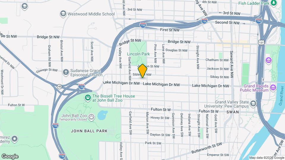 1115 Lake Michigan Dr NW Map and Location Details