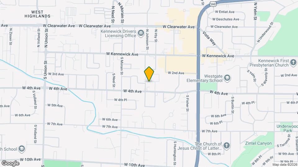 319 S Johnson St Map and Location Details