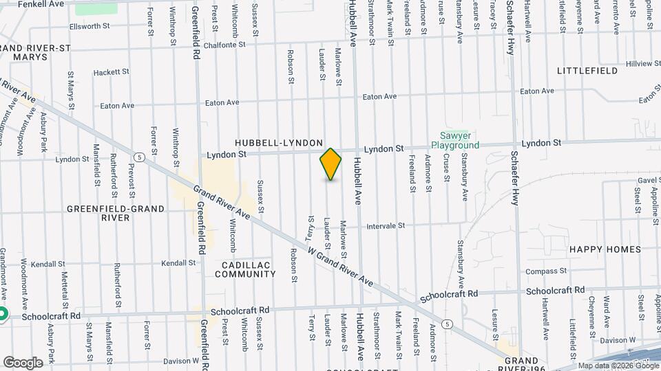 14338 Lauder St Map and Location Details