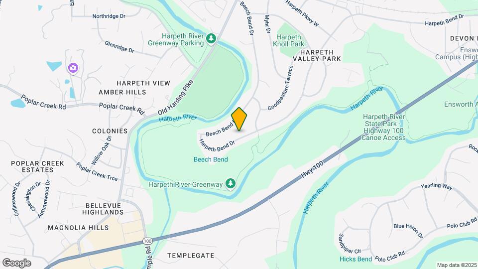 920 Harpeth Bend Dr Map and Location Details