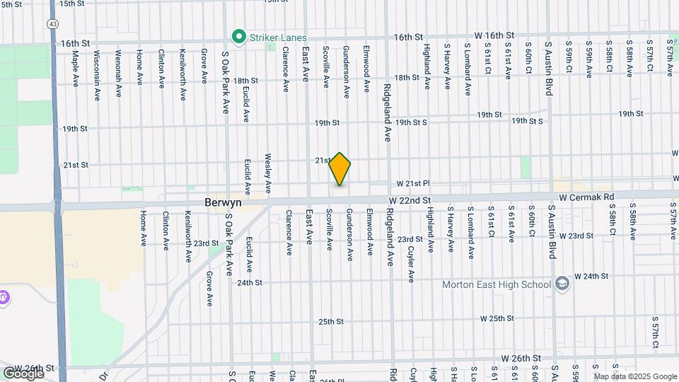 2144 Gunderson Ave Map and Location Details