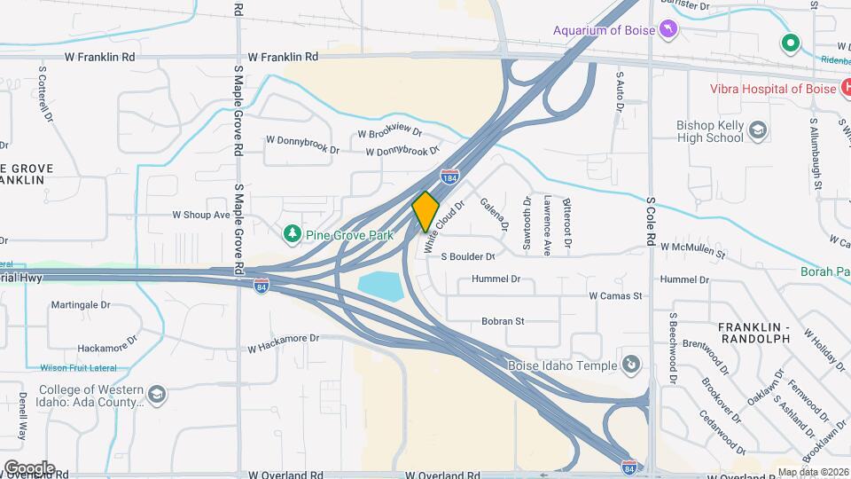 697 White Cloud Dr Map and Location Details