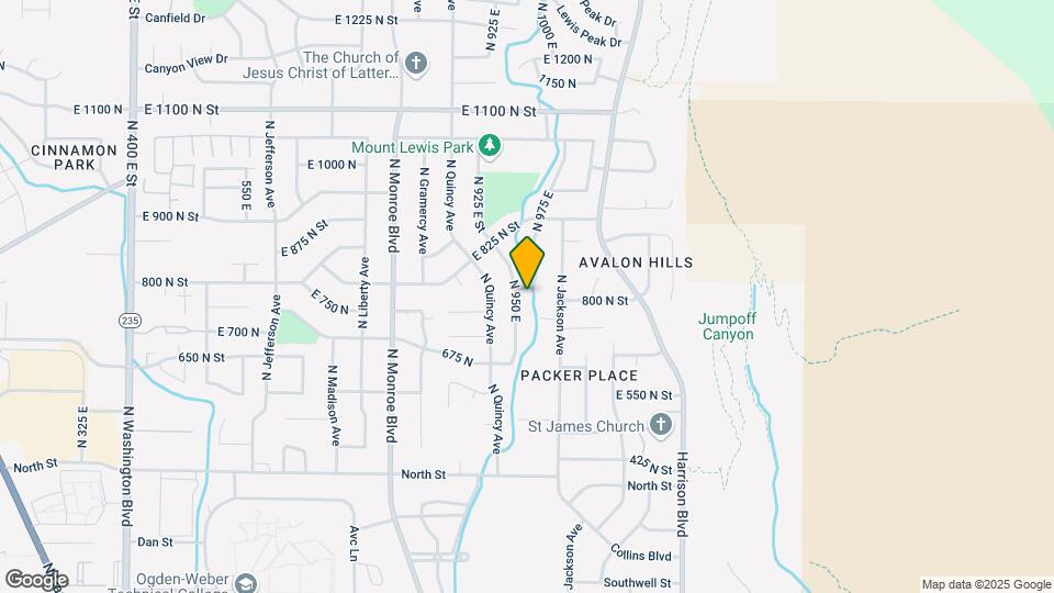 973 E 800 N St Map and Location Details
