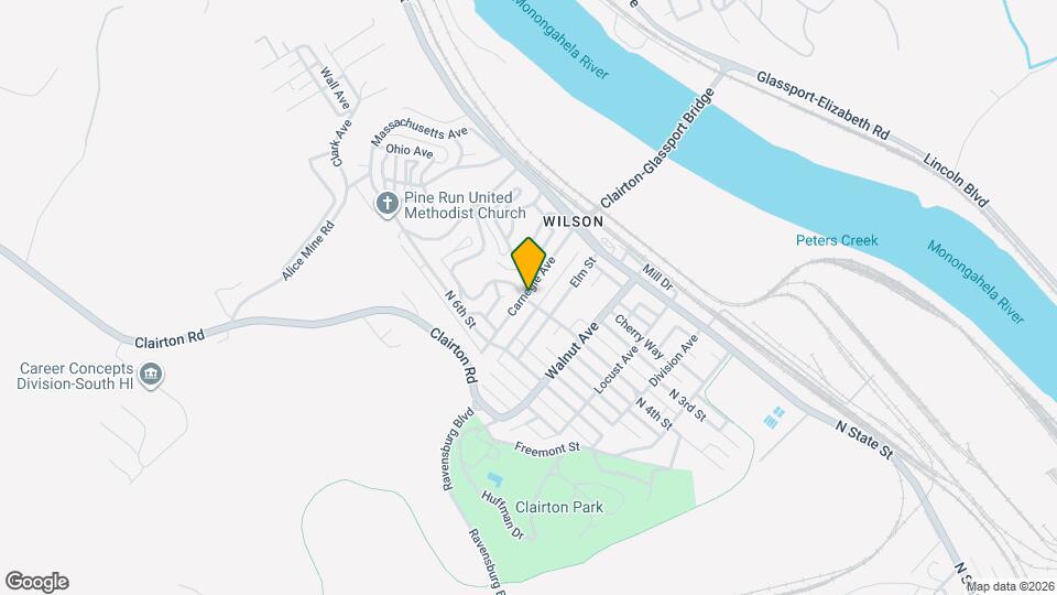 185 Carnegie Ave Map and Location Details