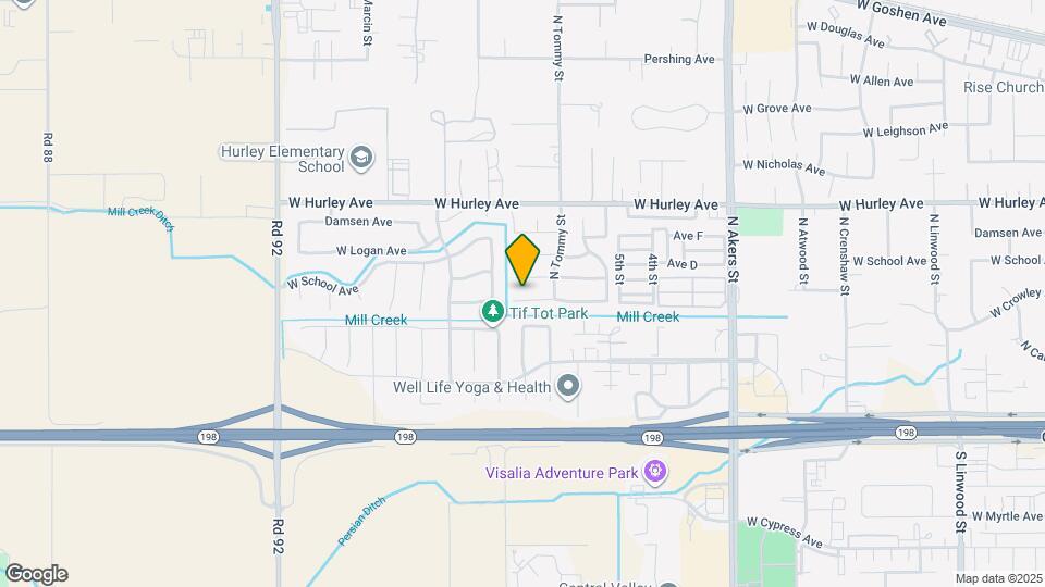 6016 W Crowley Ave Map and Location Details