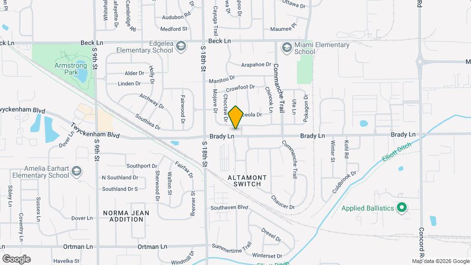 COZY 3 BR HOME CENTRALLY LOCATED Map and Location Details