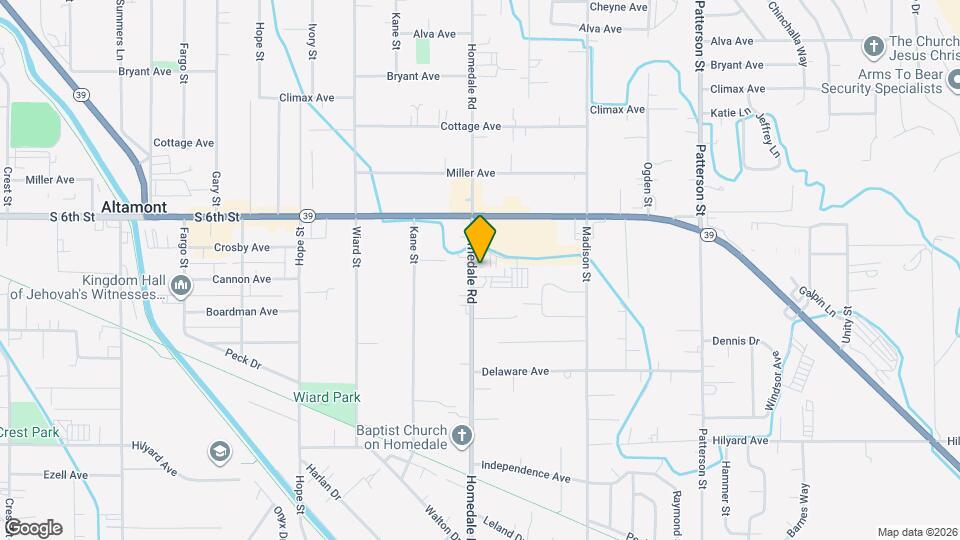 2439 Homedale Rd Map and Location Details