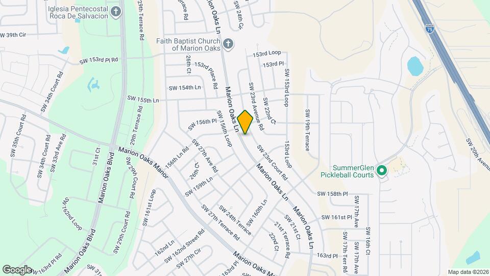 455 Marion Oaks Ln Map and Location Details