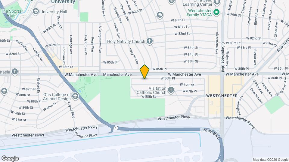 6712 W 86th Pl Map and Location Details