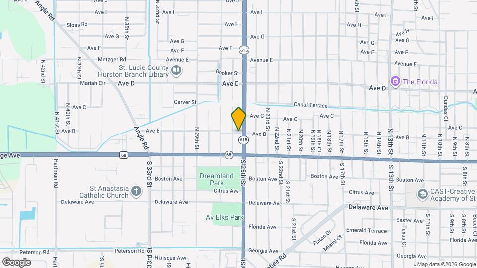 2505 Avenue R B Ave Map and Location Details