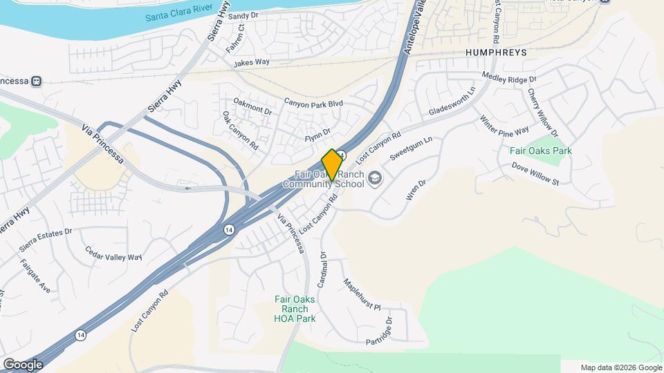 17945 Lost Canyon Rd, Unit 16 Map and Location Details