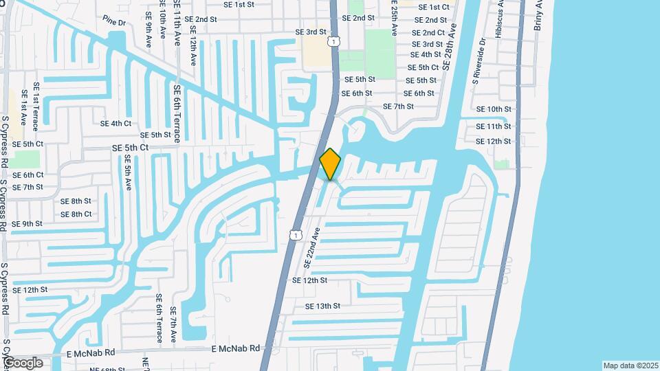 Pompano Harbor Apartments Map and Location Details