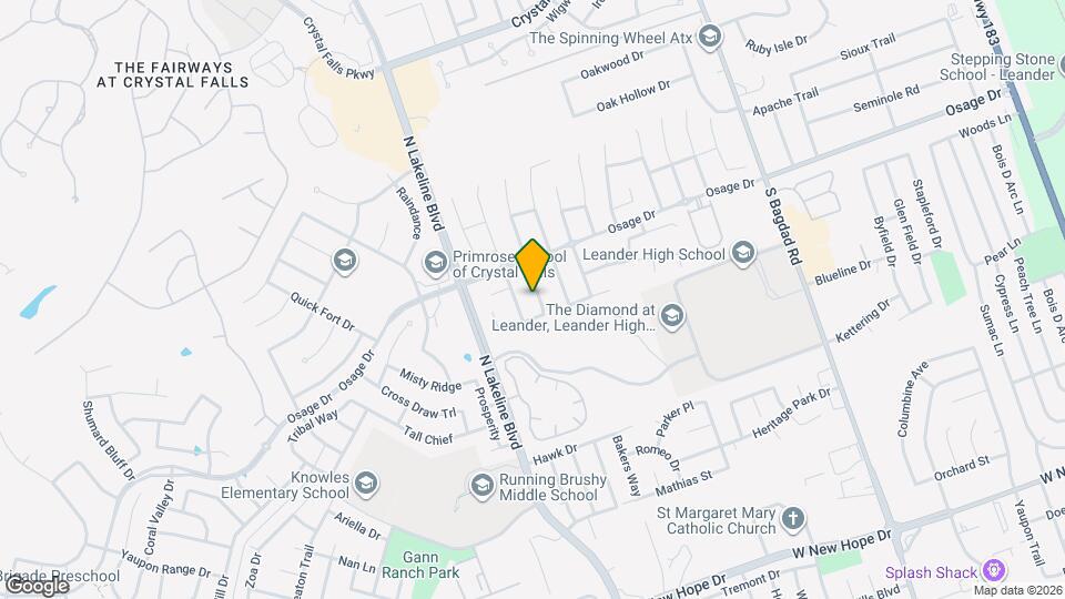 2717 Granite Creek Dr Map and Location Details