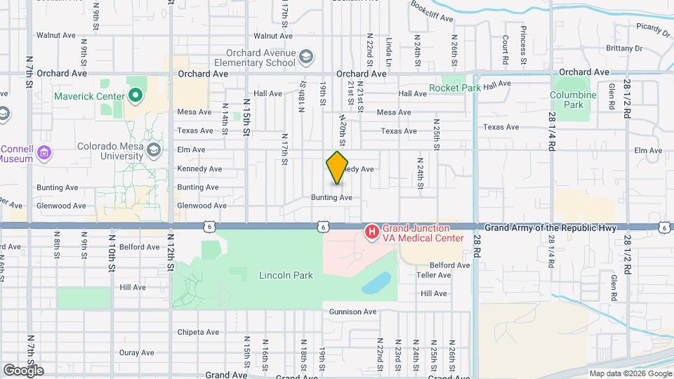 1313 N 20th St Map and Location Details
