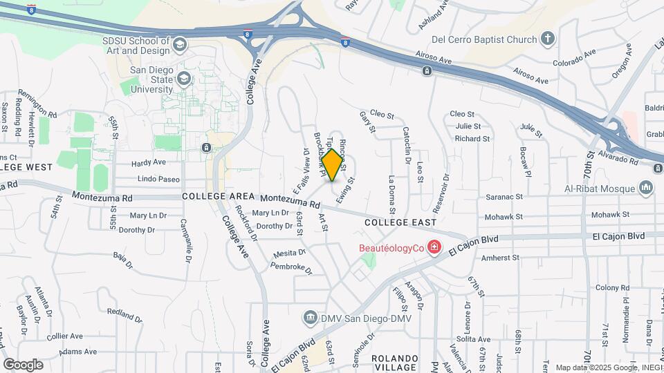 5123 Tipton St Map and Location Details