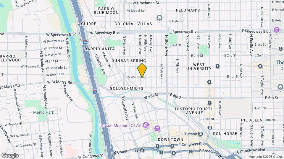 201 W 4th St Mapa y Detalles de la Ubicación