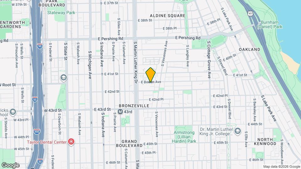 445 E Bowen Ave Mapa y Detalles de la Ubicación