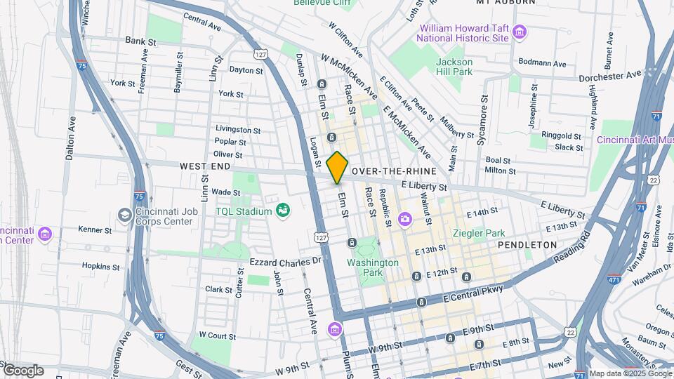 1531 Elm St Map and Location Details