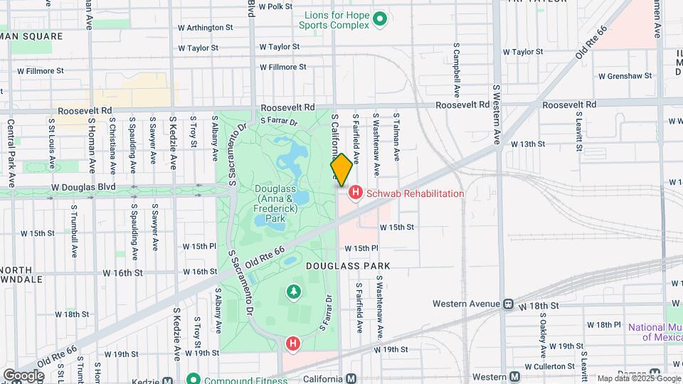 1371 S California Ave Map and Location Details