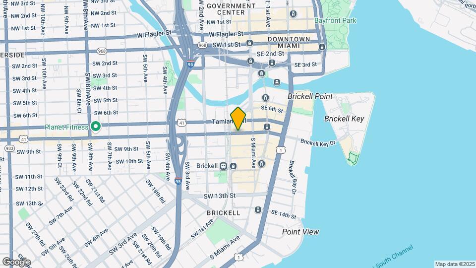 Solitair Brickell Apartments Map and Location Details
