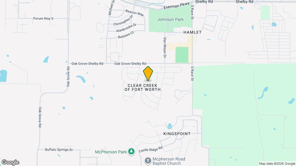 1317 Woodwinds Dr Map and Location Details