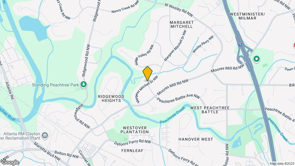 2704 Margaret Mitchell Dr NW Map and Location Details