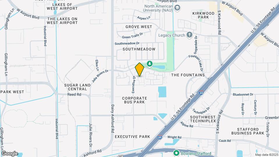 10500 Fountain Lake Dr Map and Location Details