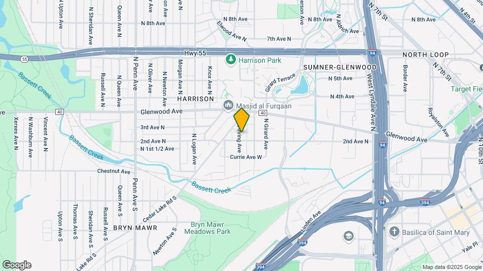 240 N Irving Ave Map and Location Details
