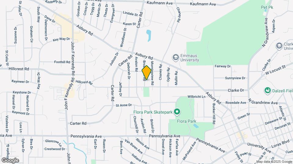2034 Broadlawn Rd Map and Location Details